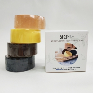 천연愛바이오,어성초비누 3구